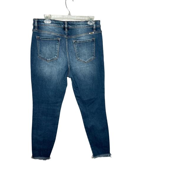 KanKan Jeans Size 15/31 Raw Hem Slightly Distressed - Picture 2 of 12